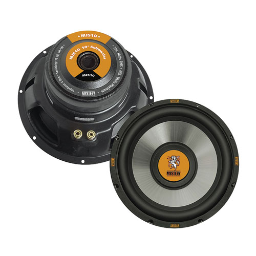 сабвуфер MYSTERY MJS-10F(10'' (25 см), 400Вт (200Вт RMS) сабвуферный динамик FreeAir)