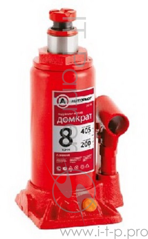 Домкрат гидравлический AUTOPROFI (DG-04) , бутылочный, 4 т, подъем 350 мм(Домкрат гидравлический AUTOPROFI, бутылочный, 4 т., высота подъёма 350 мм.)