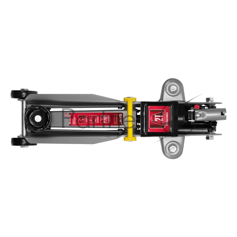 Домкрат MATRIX 51028 гидравлический подкатный 2 т h подъема 135–385мм в пласт. кейсе master