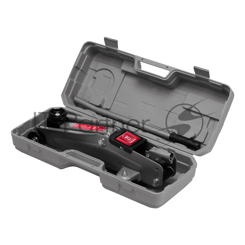 Домкрат MATRIX 51028 гидравлический подкатный 2 т h подъема 135–385мм в пласт. кейсе master