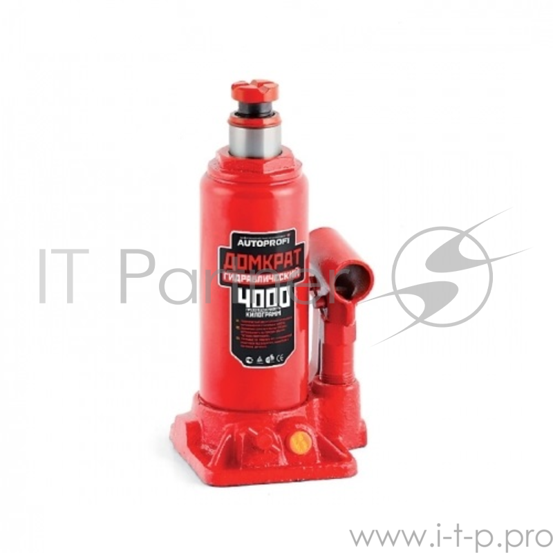 Домкрат AUTOPROFI DG-04 гидравлический бутылочный 4т подъём350мм