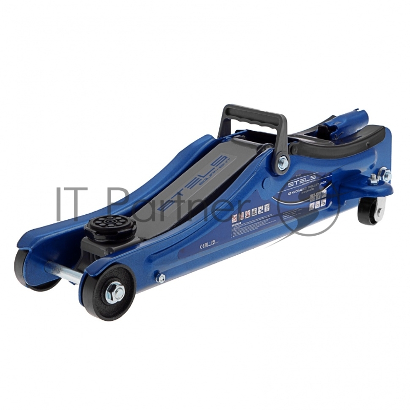 Домкрат STELS 51130 гидравлический подкатной в пластиковом кейсе 2 тонны low profile 80-380мм