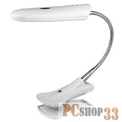 Настольные светильники ЭРА NL-207 NL-207-2G7-9W-W белый {Светильник настольный, на прищепке, 9 Вт}