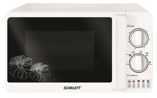 Микроволновая Печь Scarlett SC-MW9020S01M 700Вт (20л.) белый