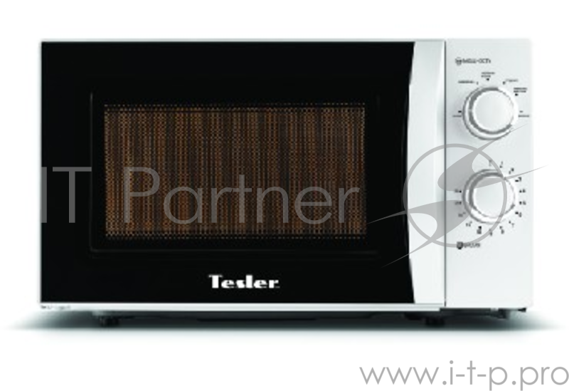 Микроволновая печь TESLER MM-2038 (20 литров, 700 Вт, механическое упр., белый)