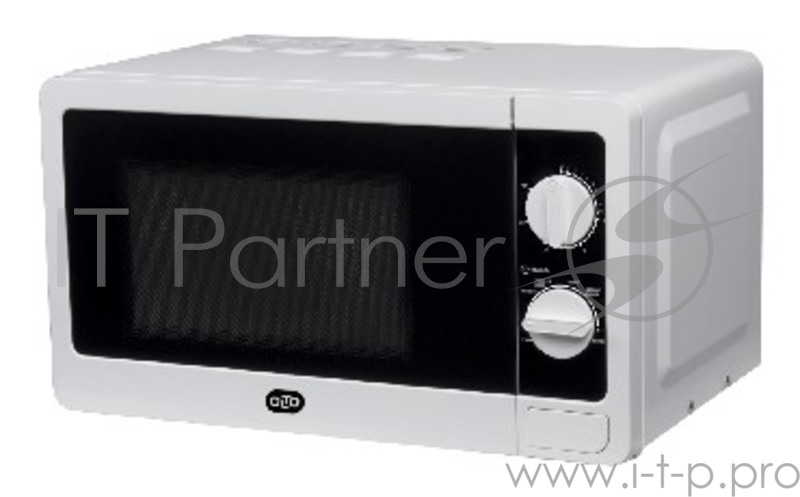 СВЧ-печь OLTO MS-2001M 20 л, максимальная мощность 750Вт, кол-во режимов мощности 6, максимальное время таймера 30мин, функция разморозки, сигнал окончания работы, тип панели управления механический, диаметр тарелки 24,5см, габариты 45.3x25.8x33.8см,