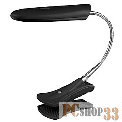Настольные светильники ЭРА NL-207 NL-207-2G7-9W-BK черный {Светильник настольный, на прищепке, 9 Вт}