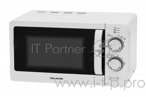 Микроволновая печь WILLMARK WMO-231MH (20л, 700Вт, механ. ПУ, ручка д/отк. двери, белая)