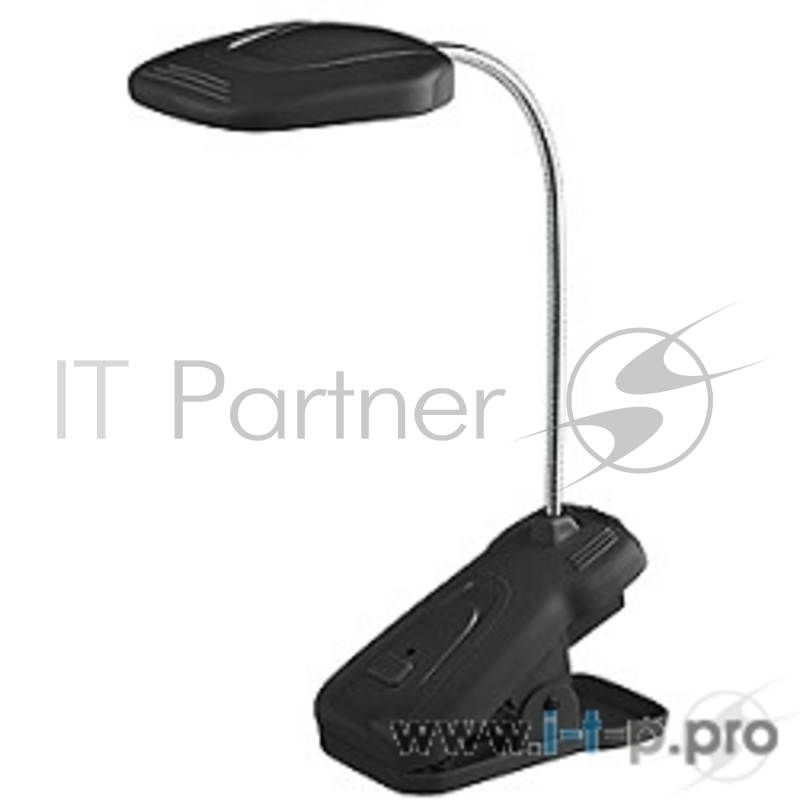 Настольные светильники ЭРА NLED-420 NLED-420-1.5W-BK черный {Светильник настольный, LED, на прищепке}