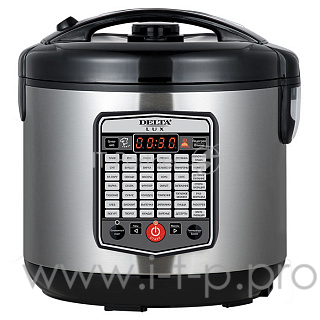 Мультиварка DELTA LUX DL-6525: 900Вт, 5л, 42 ПРОГРАММЫ,СУПЕРШЕФ, книга рецептов (Россия) (4)