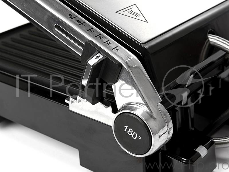 Электрогриль Kitfort KT-1601 2000Вт серебристый/черный