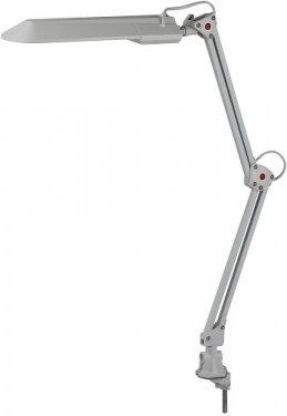 Настольные светильники ЭРА NL-201 NL-201-G23-11W-GY серый