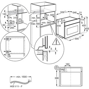 Встраиваемый Электрический Компактный Духовой шкаф Electrolux VKL8E00X CombiQuick с функцией микроволн, основной цвет - нержавеющая сталь, сенсорное управление, электронное регулирование времени и температуры, будильник, таймер отключения, отложенны