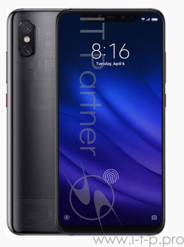 Смартфон Xiaomi Mi 8 pro 128Gb 8Gb титан моноблок 3G 4G 2Sim 6.21
