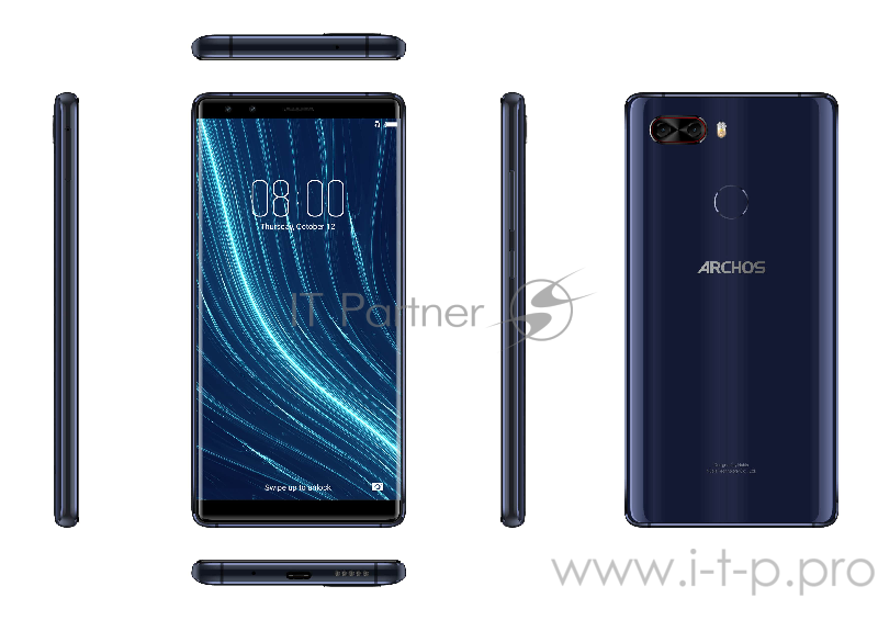 Смартфон ARCHOS Diamond Omega синий (3G, 4G/LTE, 2xSIM, Wi-Fi, Bluetooth, GPS, 5.73