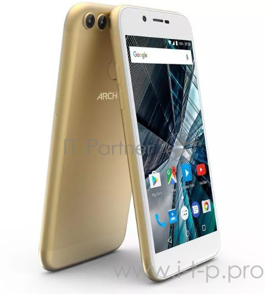 Смартфон ARCHOS Sense 55 DC Золотой (3G, 4G/LTE, 2xSIM, Wi-Fi, Bluetooth, GPS, 5.5