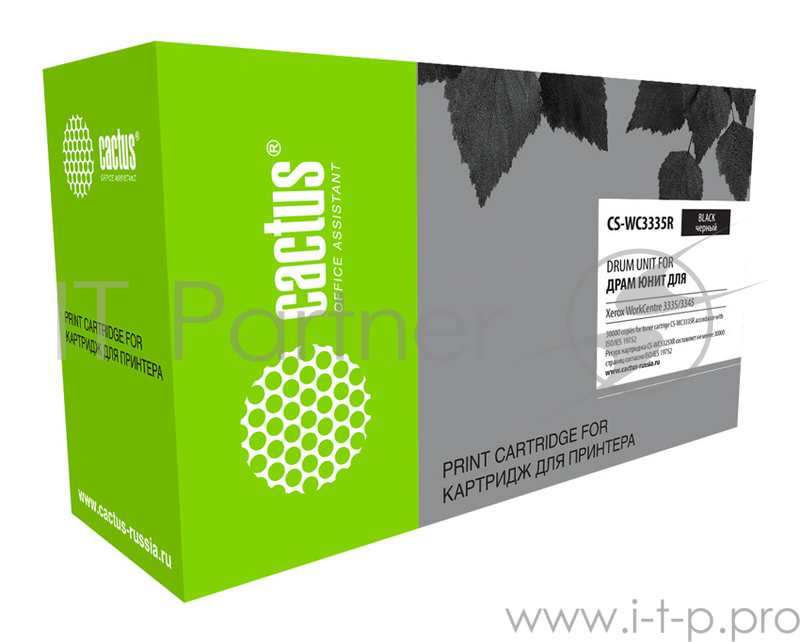 Картридж Cactus CS-WC3335R 101R00555 черный (30000стр.) для Xerox WC3335/3345