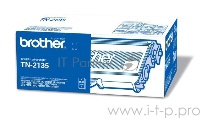 Тонер-картридж Brother TN-2135 Картридж {HL-2140R/2142R/2150NR/2170WR/ (1500стр.)}