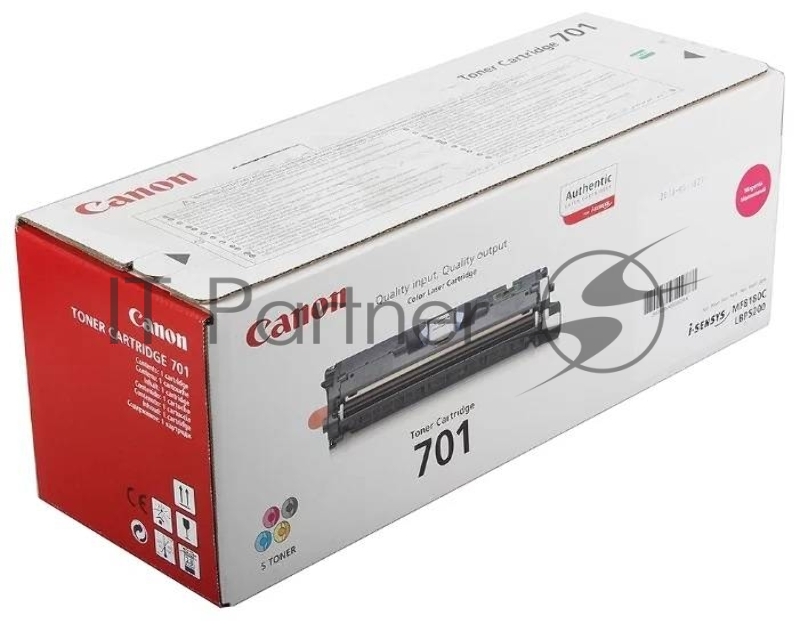 Тонер-картридж Canon 701 M (9285A003) Magenta пурпурный, 4000 стр., для LBP-5200
