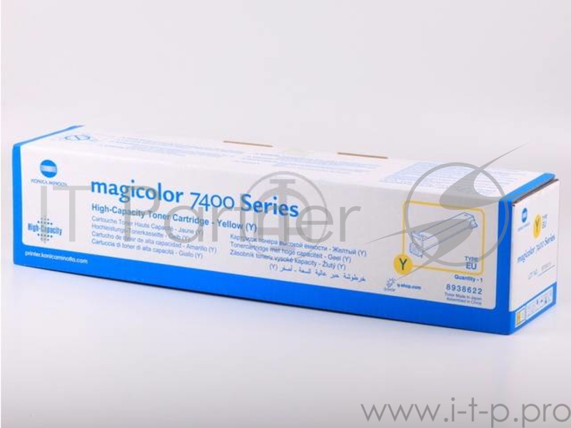 Тонер-картридж Konica-Minolta mc7450 желтый 12K