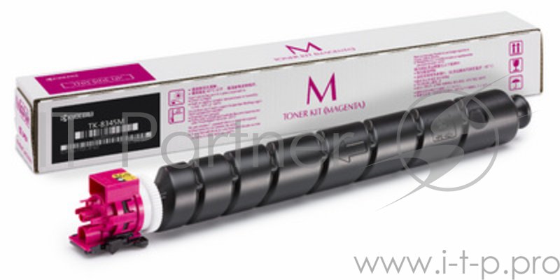 Тонер-картридж Kyocera TK-8345M (1T02L7BNL0/1T02L7BNL1), Magenta пурпурный, 12000 стр. A4, для TASKalfa 2552ci
