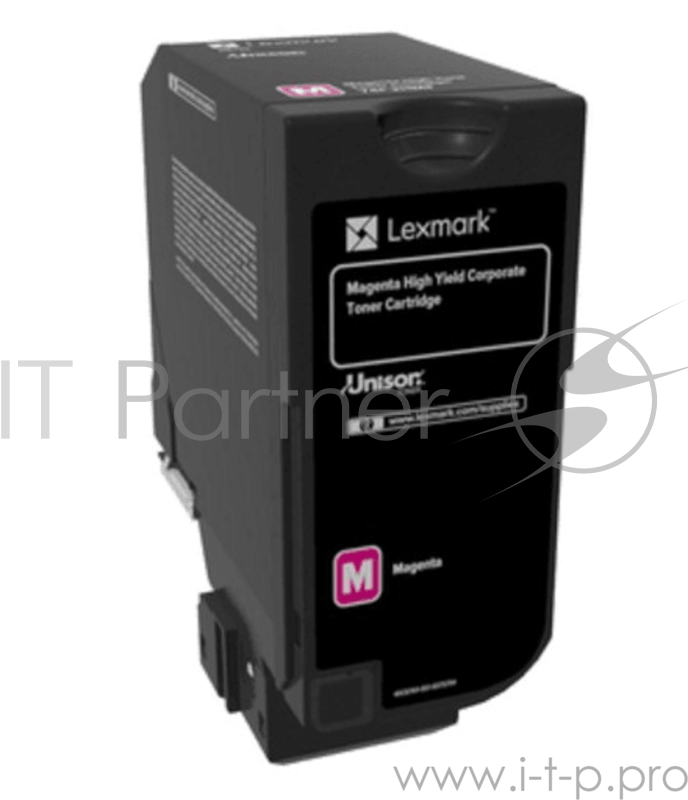 Картридж Lexmark Картридж с тонером пурпурного цвета высокой емкости для организаций (12 000 стр.) для CS725de