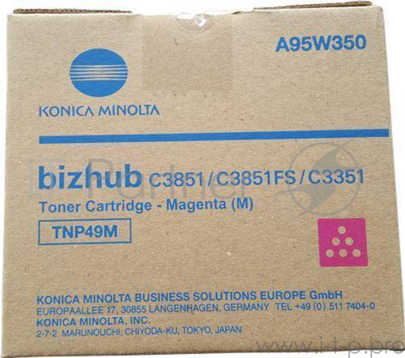 Тонер Konica-Minolta bizhub C3351/C3851 красный TNP-49M