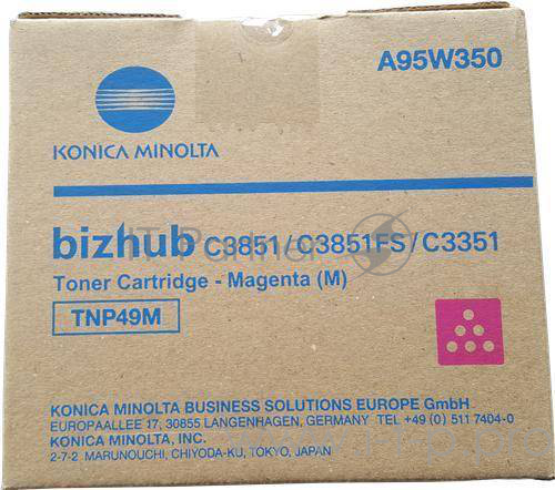 Тонер Konica-Minolta bizhub C3351/C3851 красный TNP-49M