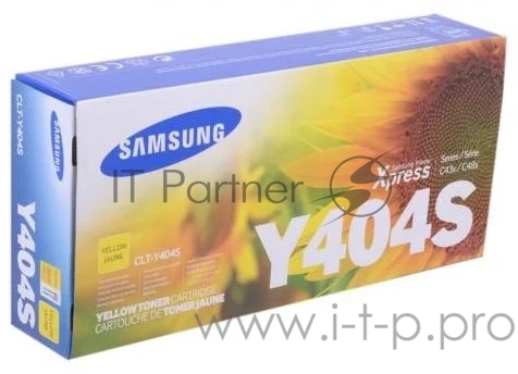 Тонер Картридж Samsung CLT-C404S ST974A голубой (1000стр.) для Samsung SL-C430/C480