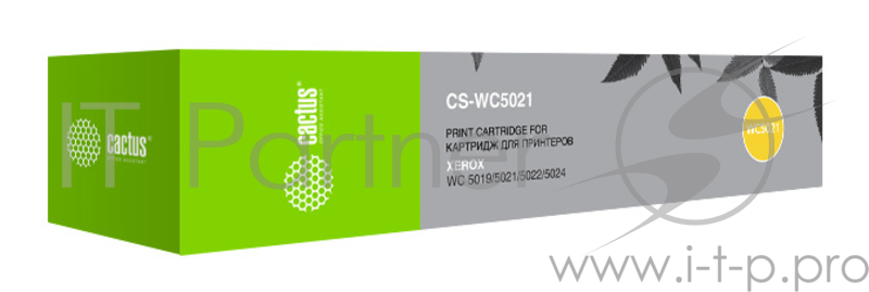 Тонер Картридж Cactus CS-WC5021 006R01573 черный (9000стр.) для Xerox WorkCentre 5019/5021/5022/5024