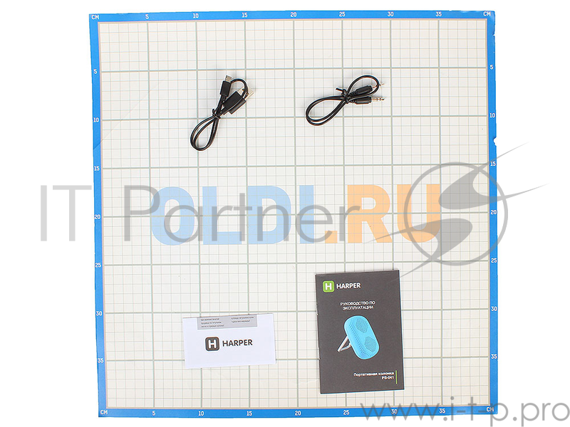 Беспроводная BT-Колонка HARPER PS-041 Red (Bluetooth/до 7 часов/2 Вт/микрофон)