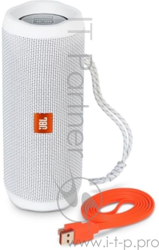 Динамик JBL Портативная акустическая система JBL Flip 4 цвет белый