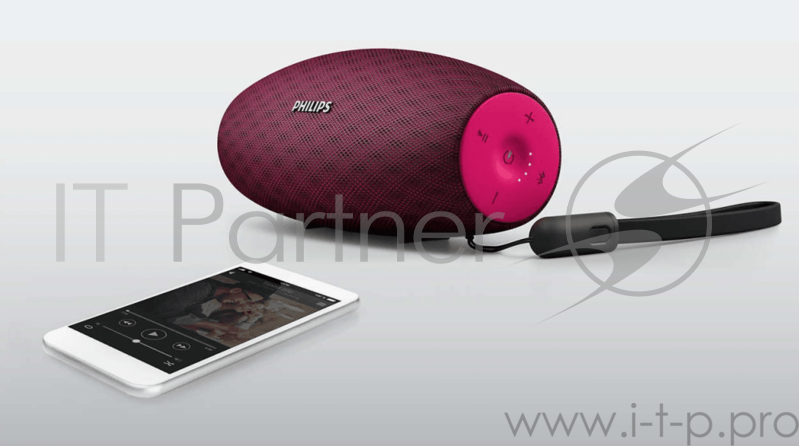 Динамик PHILIPS Портативная акустическая система Philips BT 69000 , красный