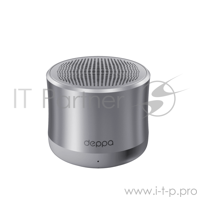 Колонки Deppa Speaker Alum Solo, 1x5W, BT4.1, AUX, алюм. корпус, графит