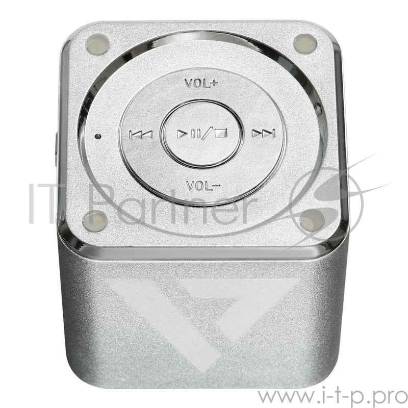 Колонка портативная ACD-SP101-SL (MP3 плеер) с аккумулятором, micro USB, USB, microSD, Line-In, FM, silver. {90}