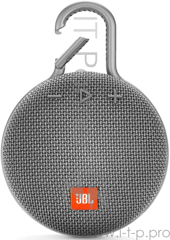 Динамик JBL Портативная акустическая система JBL CLIP 3, серая