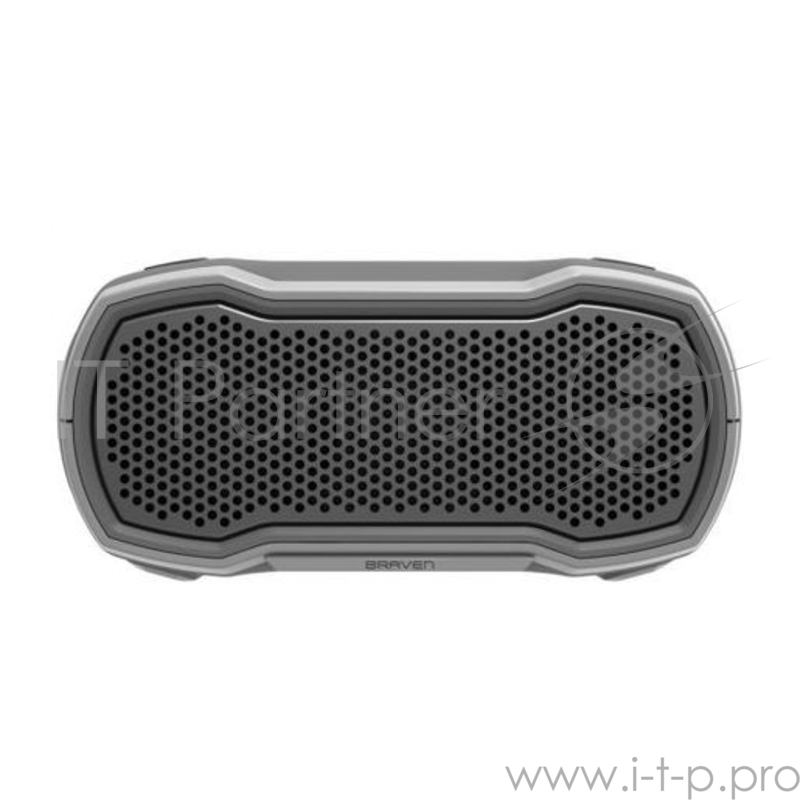 Беспроводная акустика Braven Ready Solo. Цвет серыйсерыйоранжевый.