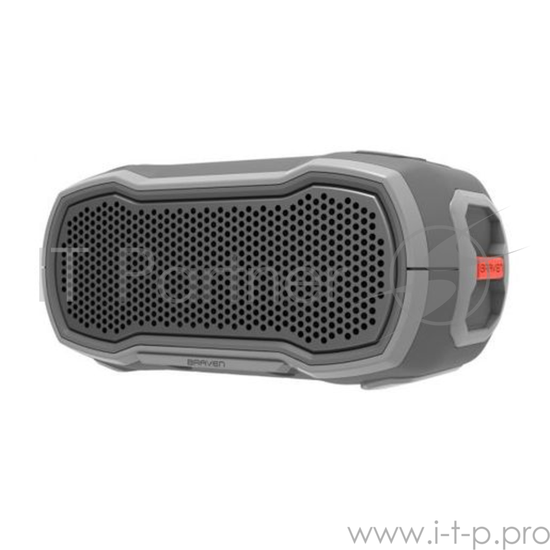 Беспроводная акустика Braven Ready Solo. Цвет серыйсерыйоранжевый.