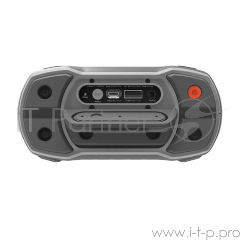 Беспроводная акустика Braven Ready Solo. Цвет серыйсерыйоранжевый.