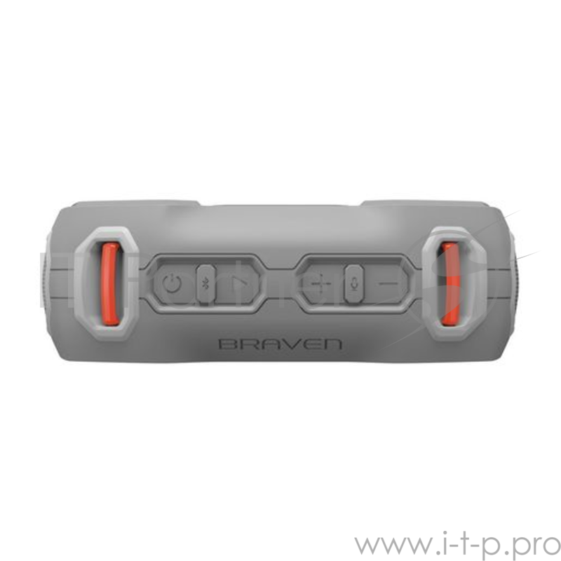 Беспроводная акустика Braven Ready Elite. Цвет серый/оранжевый.