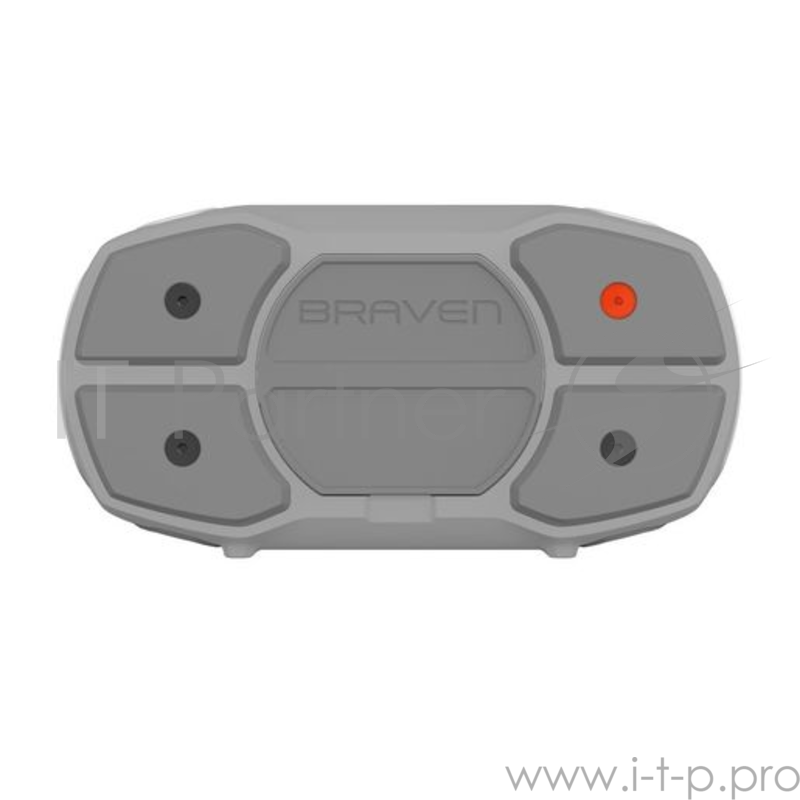 Беспроводная акустика Braven Ready Elite. Цвет серый/оранжевый.