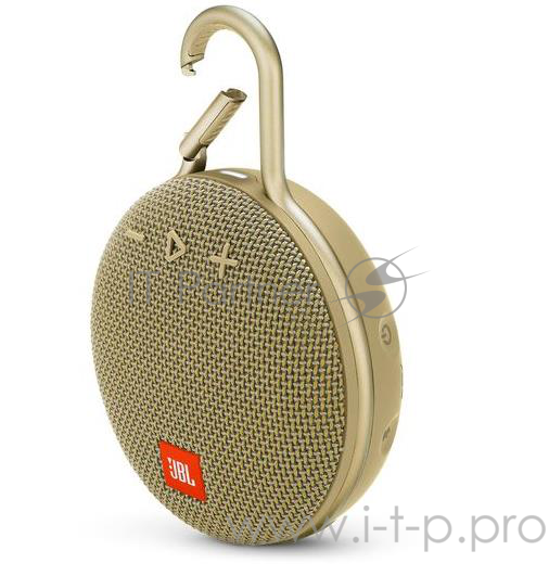 Динамик JBL Портативная акустическая система JBL CLIP 3, песочный