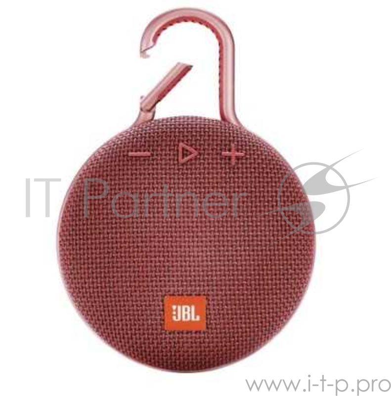 Динамик JBL Портативная акустическая система JBL CLIP 3, красный