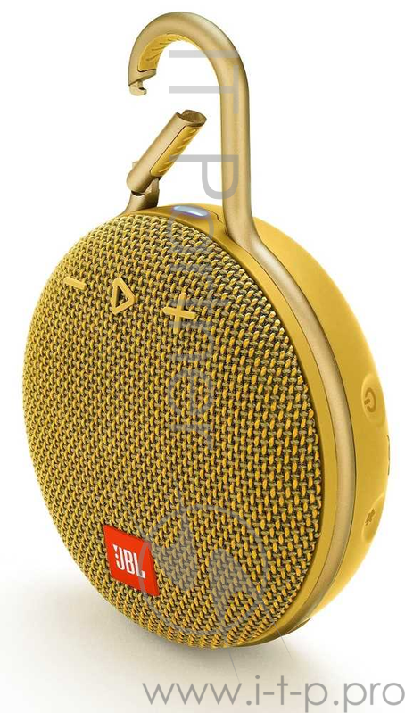 Динамик JBL Портативная акустическая система JBL CLIP 3, желтый