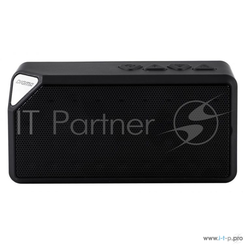 Колонка Digma S-20 черный 4W 1.0 BT (SP204B)
