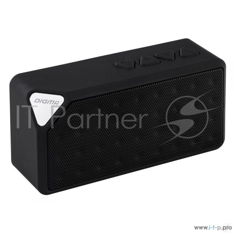 Колонка Digma S-20 черный 4W 1.0 BT (SP204B)