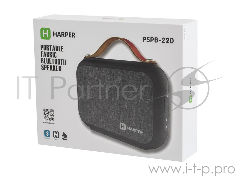 Портативная колонка HARPER PSPB-220 black