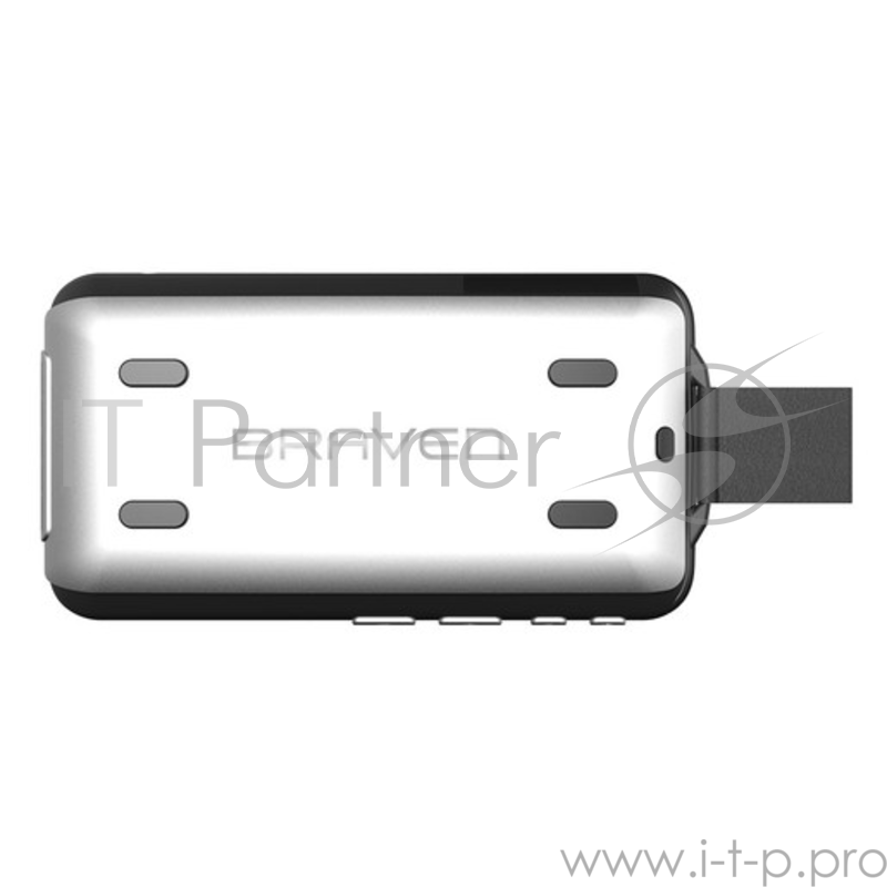 Беспроводной динамик со встроенным микрофоном Braven Brava. Цвет серебряный.