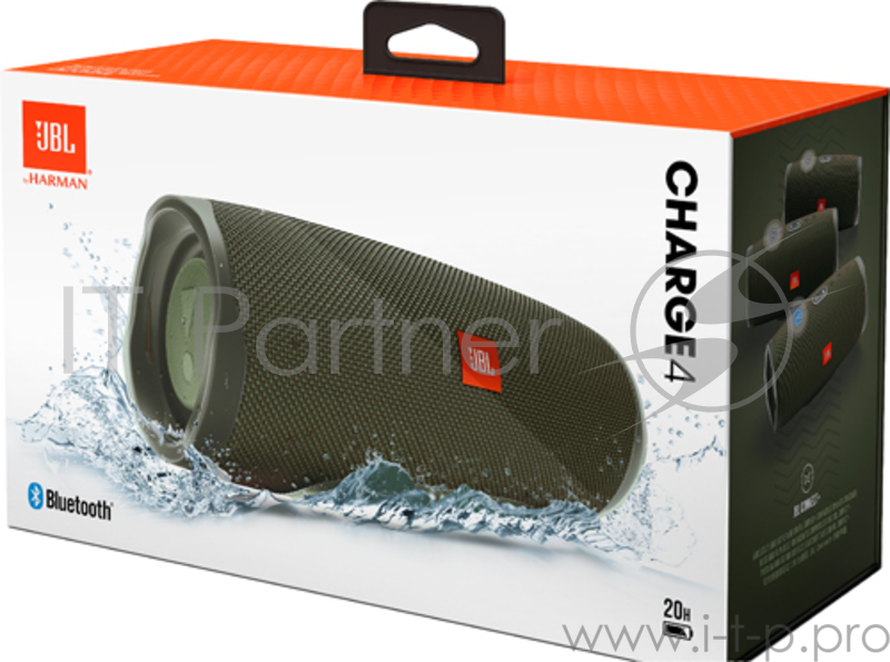 JBL CHARGE4 зеленый+T110BT синий Комплект портативная акустика+наушники