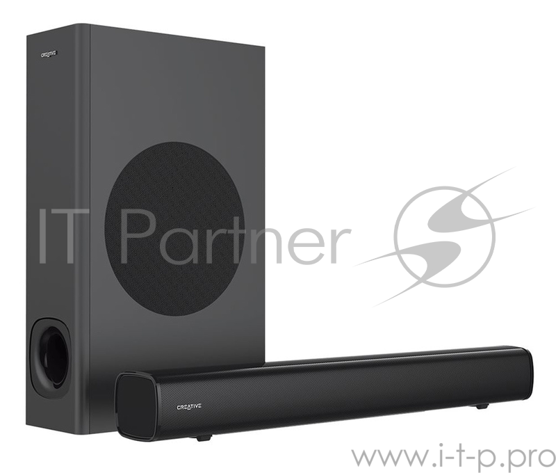 Колонки Creative Stage 1.1 черный 50Вт